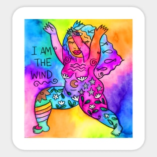 I am the Wind Sticker